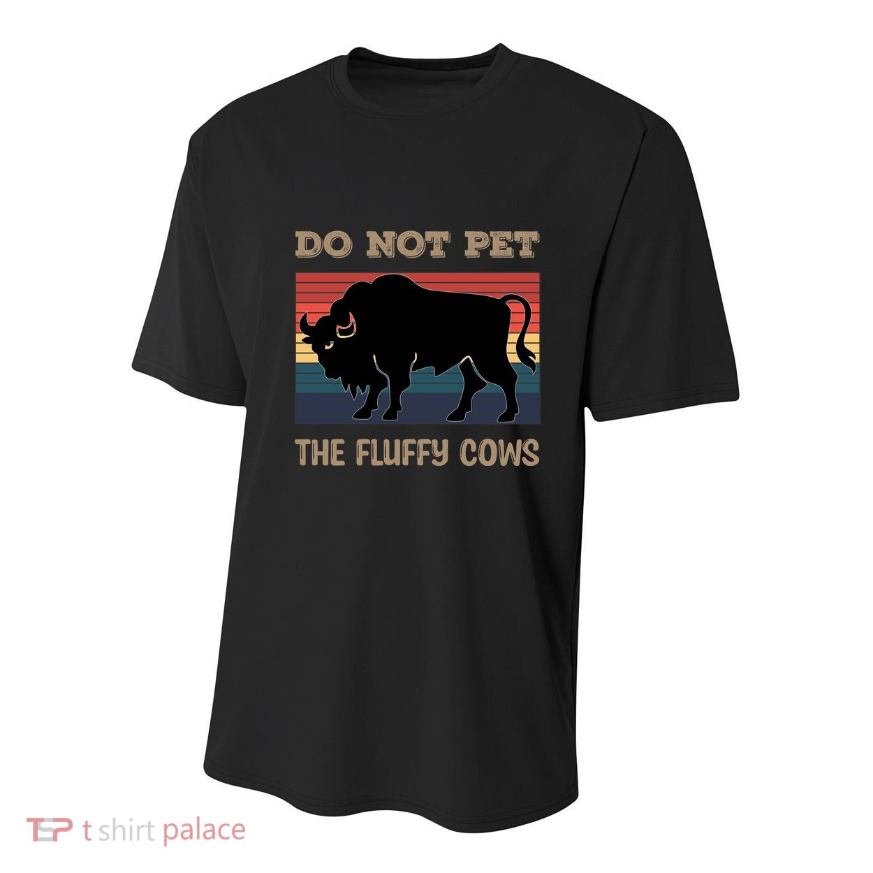 Do Not Pet The Fluffy Cows Youth Performance Sprint T-Shirt