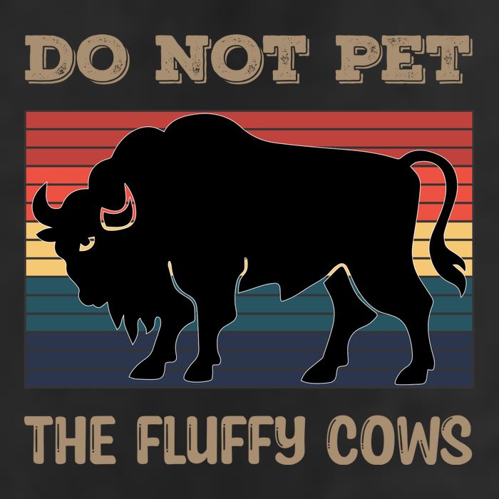 Do Not Pet The Fluffy Cows Microfiber Hand Towel