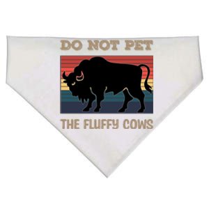 Do Not Pet The Fluffy Cows USA-Made Doggie Bandana