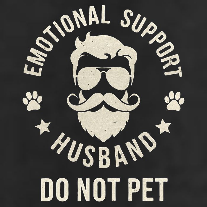 Do Not Pet Emotional Support Husband Funny Married Couple Cool Comfort Performance Bucket Hat