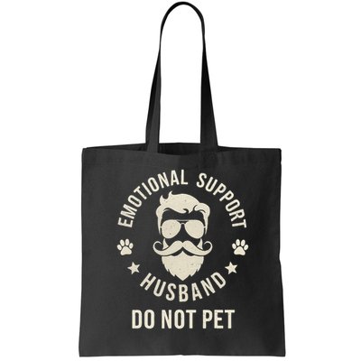 Do Not Pet Emotional Support Husband Funny Married Couple Bag