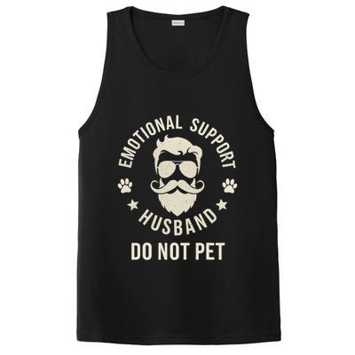 Do Not Pet Emotional Support Husband Funny Married Couple PosiCharge Competitor Tank