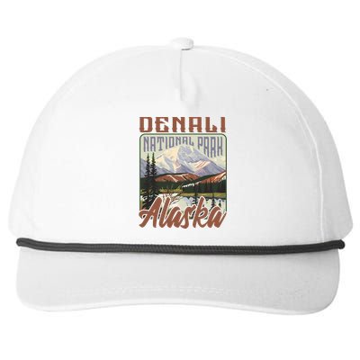 Denali National Park Alaska Snapback Five-Panel Rope Hat