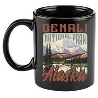 Denali National Park Alaska 11oz C Handle Ceramic Mug