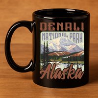 Denali National Park Alaska 11oz C Handle Ceramic Mug