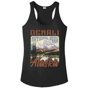 Denali National Park Alaska Ladies PosiCharge Competitor Racerback Tank