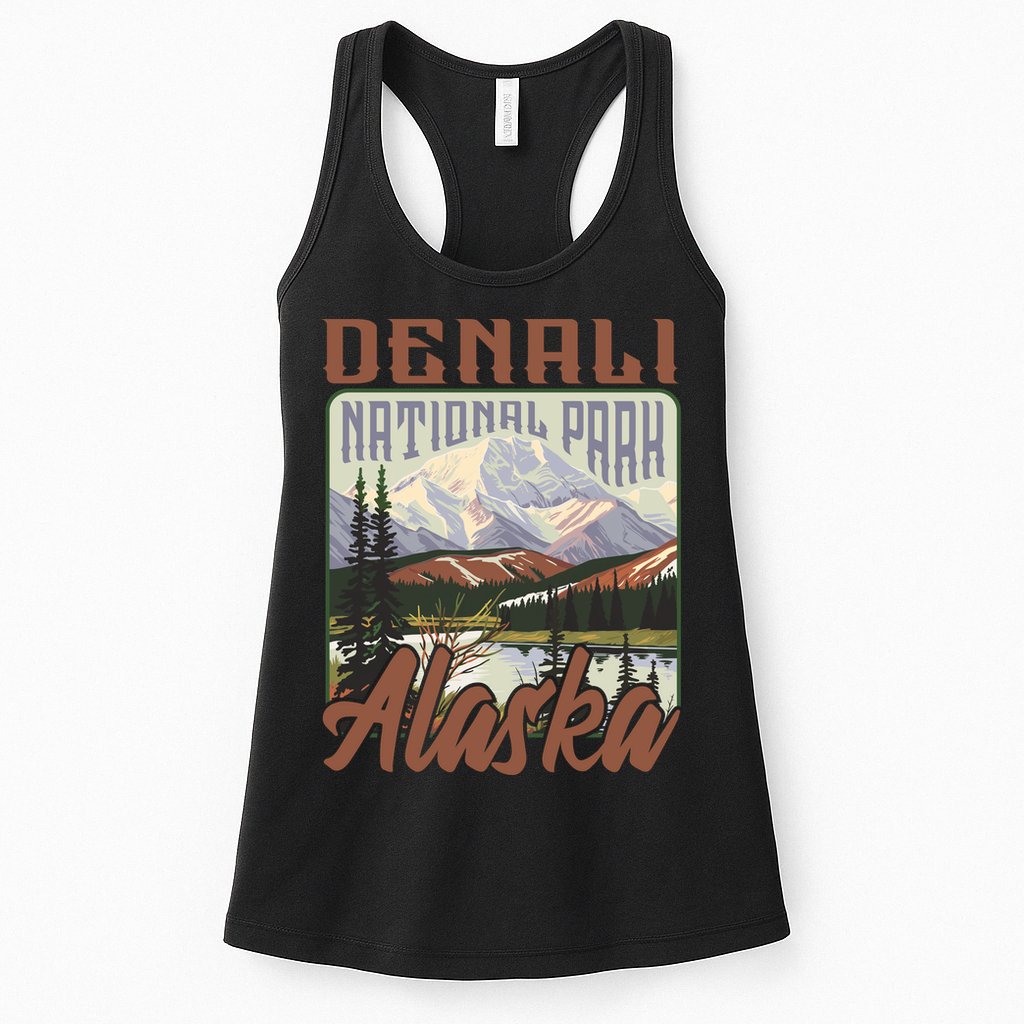 Denali National Park Alaska Womens Tank Top