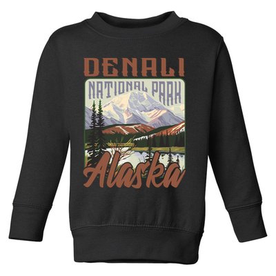 Denali National Park Alaska Toddler Sweatshirt