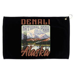 Denali National Park Alaska Grommeted Golf Towel