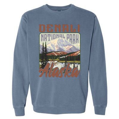 Denali National Park Alaska Garment-Dyed Sweatshirt