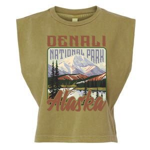 Denali National Park Alaska Garment-Dyed Women's Muscle Tee