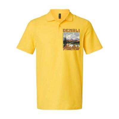 Denali National Park Alaska Softstyle Adult Sport Polo