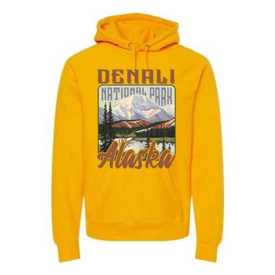 Denali National Park Alaska Premium Hoodie