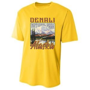 Denali National Park Alaska Youth Performance Sprint T-Shirt