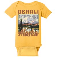 Denali National Park Alaska Baby Bodysuit