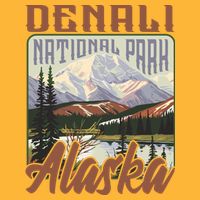 Denali National Park Alaska Baby Bodysuit