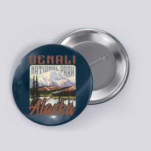 Denali National Park Alaska Button