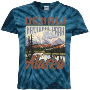 Denali National Park Alaska Kids Tie-Dye T-Shirt