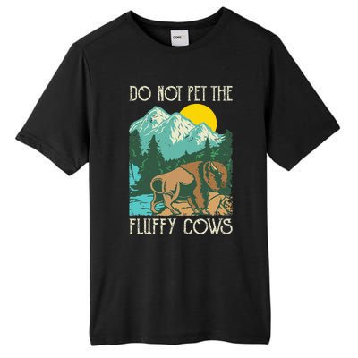 Do Not Pet The Fluffy Cows Bison Buffalo Lover Wildlife Tall Fusion ChromaSoft Performance T-Shirt