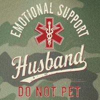 Do Not Pet Emotional Support Husband Funny Legacy Tie Dye Trucker Hat