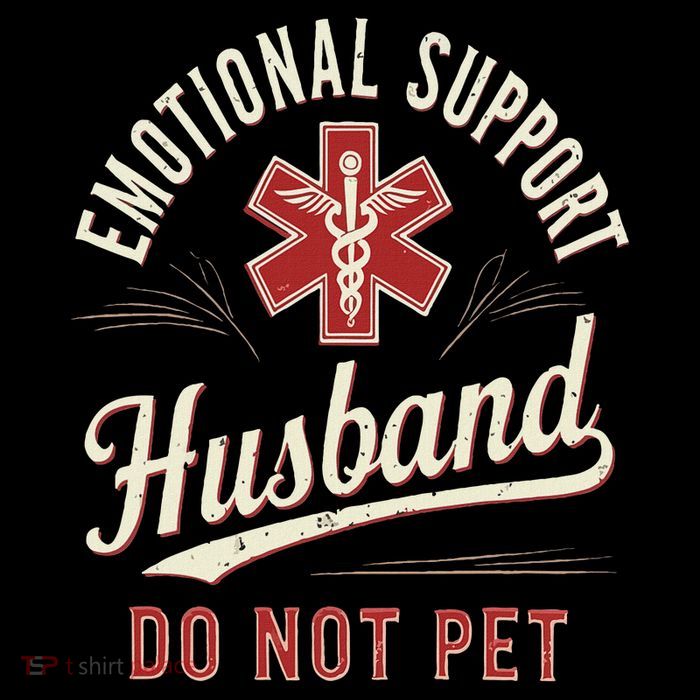 Do Not Pet Emotional Support Husband Funny Sustainable Bucket Hat