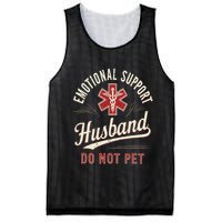 Do Not Pet Emotional Support Husband Funny Mesh Reversible Basketball Jersey Tank