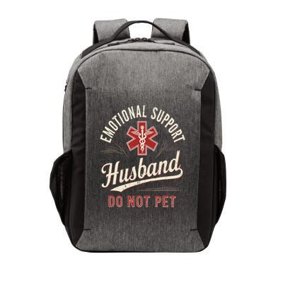 Do Not Pet Emotional Support Husband Funny Vector Backpack