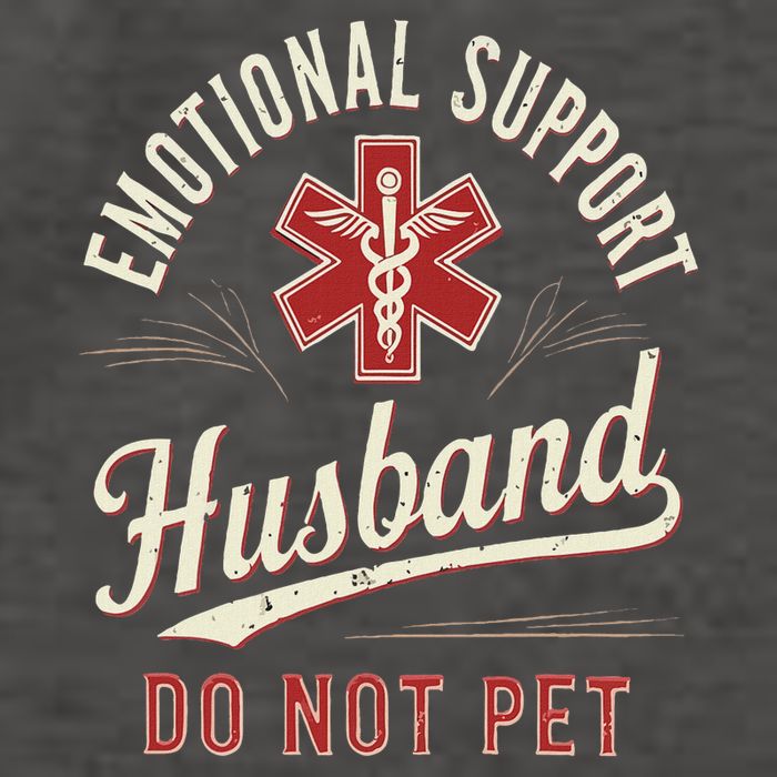 Do Not Pet Emotional Support Husband Funny Vector Backpack
