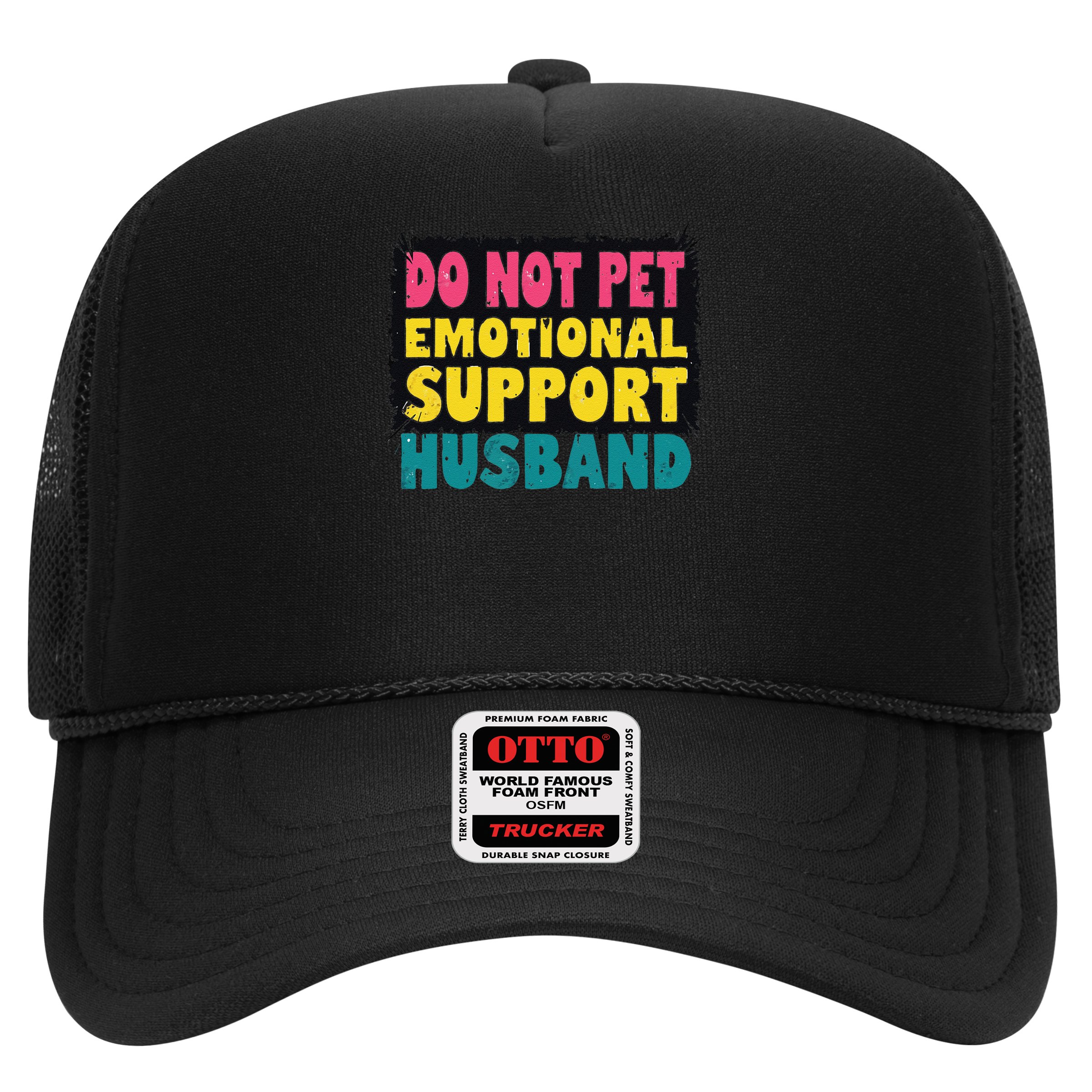 Do Not Pet Emotional Support Husband A Fun Couple Hat
