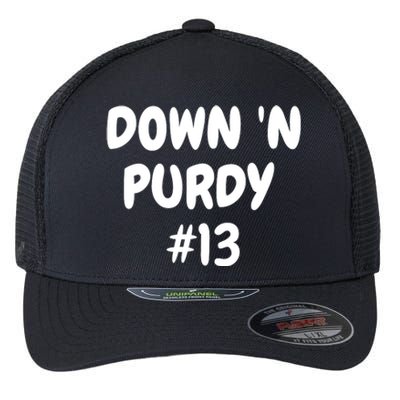 Down 'N Purdy #13 Funny Down 'N Purdy #13 Flexfit Unipanel Trucker Cap