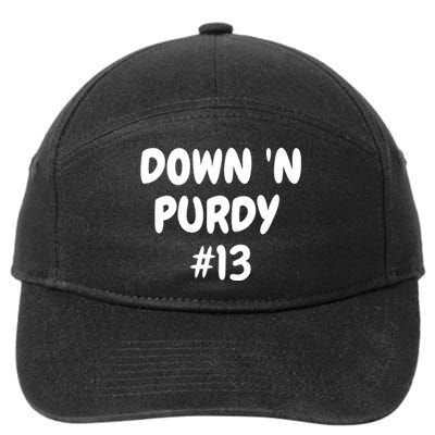 Down 'N Purdy #13 Funny Down 'N Purdy #13 7-Panel Snapback Hat