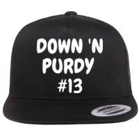 Down 'N Purdy #13 Funny Down 'N Purdy #13 Flat Bill Trucker Hat