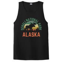 Denali National Park Alaska Moose Hiking Nature Retro PosiCharge Competitor Tank