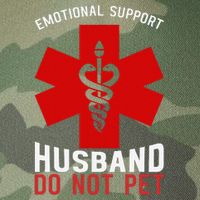 Do Not Pet Emotional Support Husband Legacy Tie Dye Trucker Hat