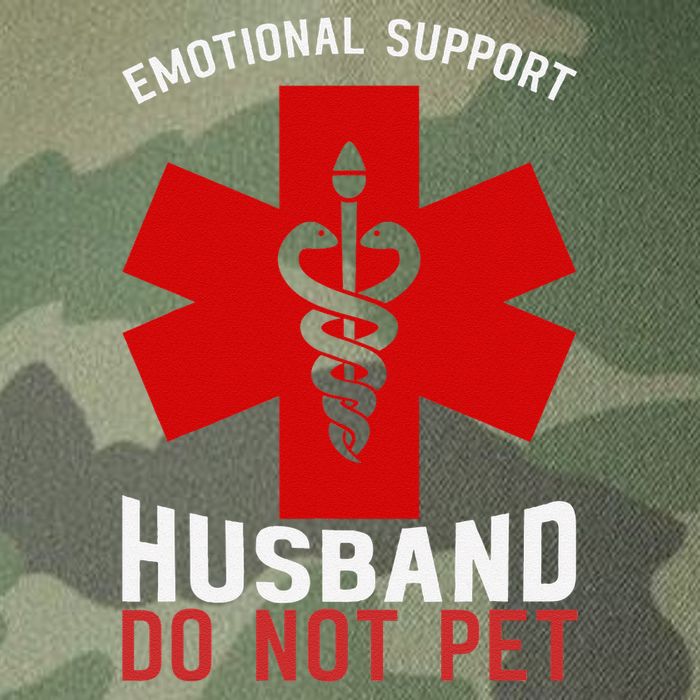 Do Not Pet Emotional Support Husband Legacy Tie Dye Trucker Hat