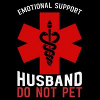 Do Not Pet Emotional Support Husband Backpack
