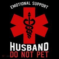 Do Not Pet Emotional Support Husband Sustainable Bucket Hat