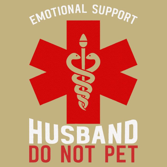 Do Not Pet Emotional Support Husband Performance Shirt