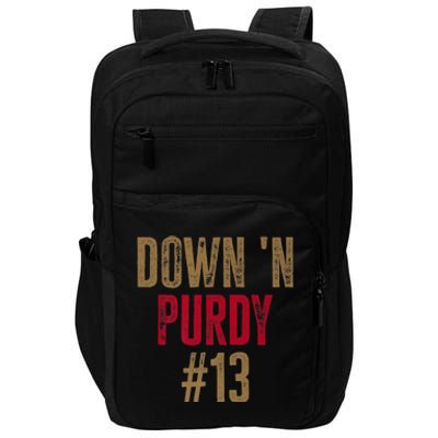 Down N Purdy San Francisco Football Playoffs Impact Tech Backpack