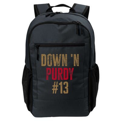 Down N Purdy San Francisco Football Playoffs Daily Commute Backpack