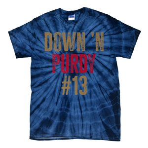 Down N Purdy San Francisco Football Playoffs Tie-Dye T-Shirt