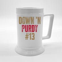 Down N Purdy San Francisco Football Playoffs Beer Stein