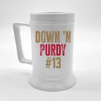 Down N Purdy San Francisco Football Playoffs Beer Stein