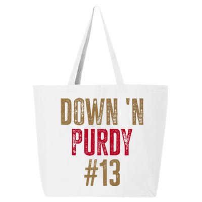 Down N Purdy San Francisco Football Playoffs 25L Jumbo Tote