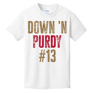 Down N Purdy San Francisco Football Playoffs Kids T-Shirt