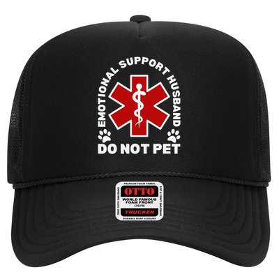 Do Not Pet Emotional Support Husband Funny Trucker Hat