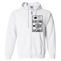 Do Not Panic Organize Dont Panic Full Zip Hoodie