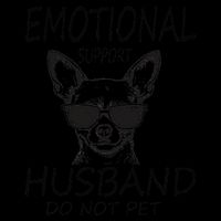 Do Not Pet Emotional Husband Support Funny Chihuahua Dog Bucket Hat