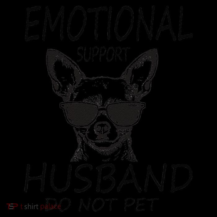 Do Not Pet Emotional Husband Support Funny Chihuahua Dog 16 in Basic Backpack