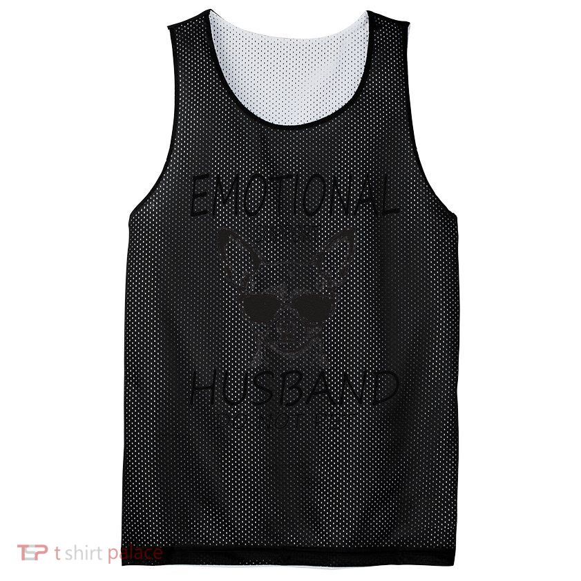Do Not Pet Emotional Husband Support Funny Chihuahua Dog Mesh Reversible Basketball Jersey Tank